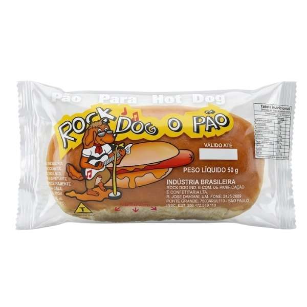 PAO DOG ROCK DOG 50GR PCT C/10 MERCEARIA EM GERAL