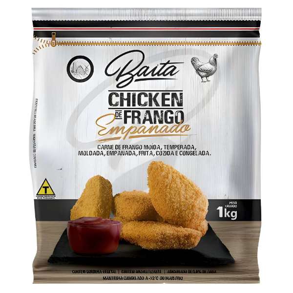FRANGO/CHICKEN EMPANADO BAITA 1KG CONGELADOS