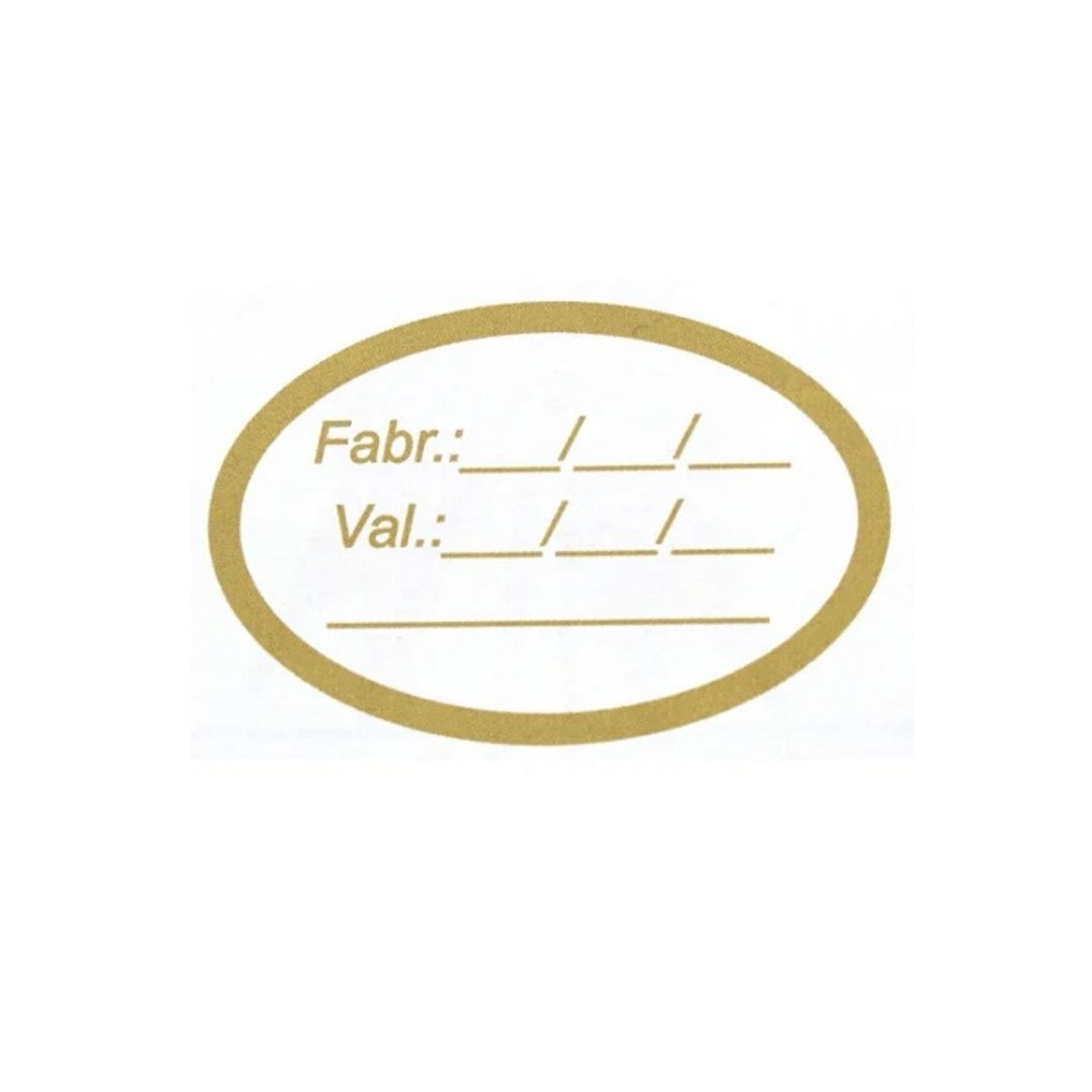ETIQUETA VALIDADE C/100 EMBALAGENS/DESCARTAVEIS