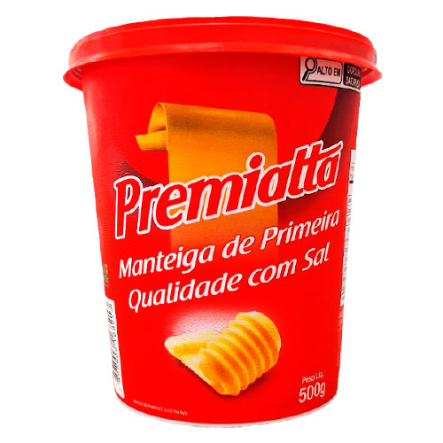 MANTEIGA C/SAL PREMIATTA 500G RESFRIADOS