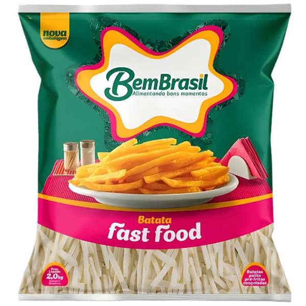 BATATA CONGELADA BEM BRASIL FAST FOODS 2KG CONGELADOS