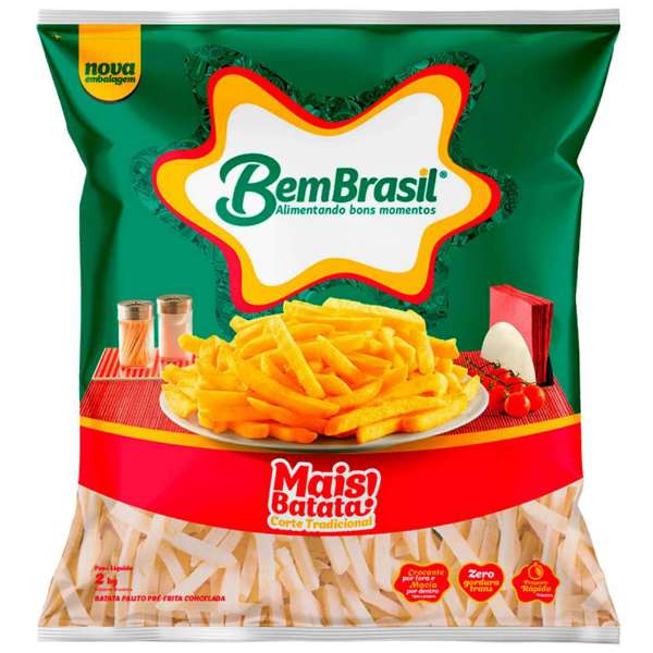BATATA CONGELADA BEM BRASIL PCT 2 KG CONGELADOS