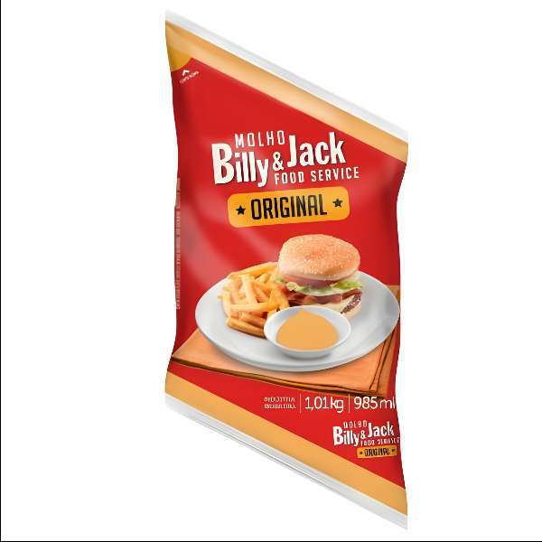 MOLHO BILLY JACK BAG 1,010KG MERCEARIA EM GERAL
