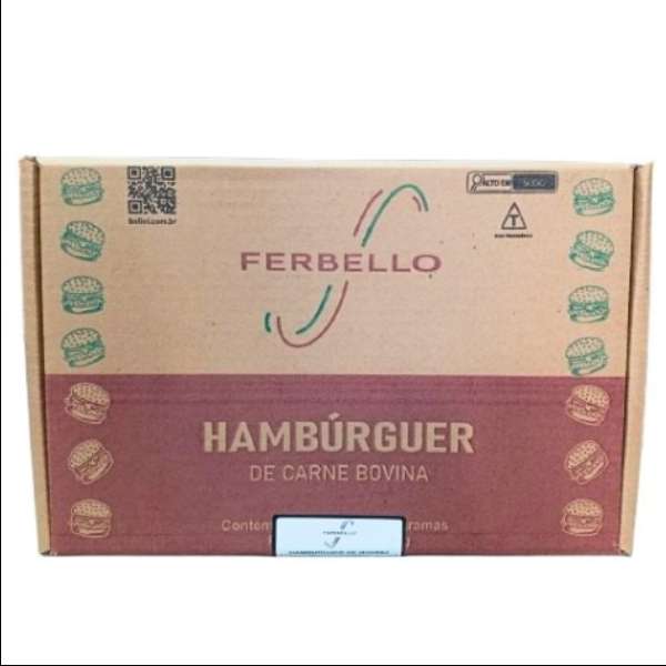 HAMBURGUER FERBELLO 36X56G CONGELADOS